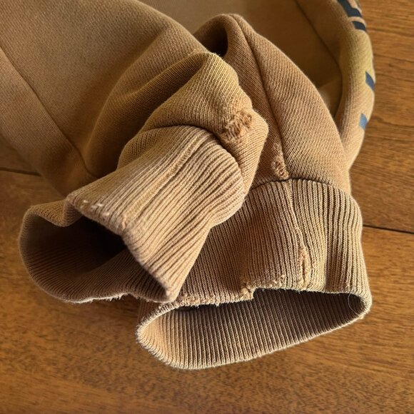 Carhartt well-loved tan sweatspants 3T *Free in bundle* - Picture 8 of 12